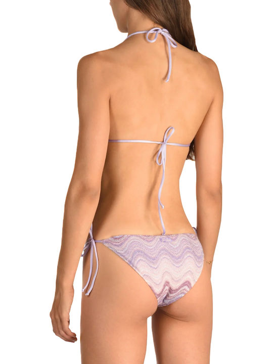 MC2 Leah Rachel Bikini Τριγωνάκι Λευκο- Μωβ- Ροζ MC2 Leah Rachel Bikini Τριγωνάκι Λευκο- Μωβ- Ροζ