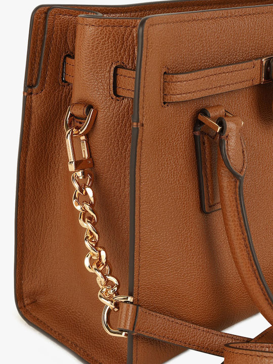 Michael Leather Women's Satchel Bag Brown