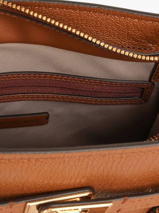 Michael Leather Women's Satchel Bag Brown