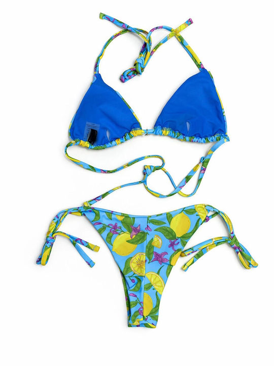 Set Bikini Triunghi Cu Burete Detașabil & Brazilia Lemon