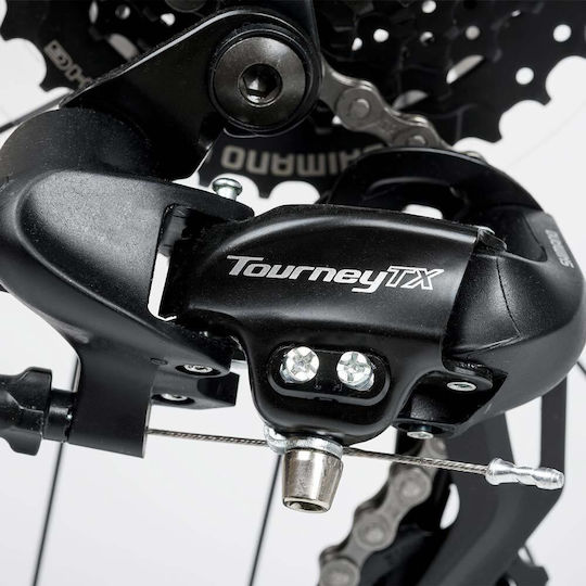 Author 24" 2026 Grünes Mountainbike mit Geschwindigkeiten und Hydraulischen Scheibenbremsen
