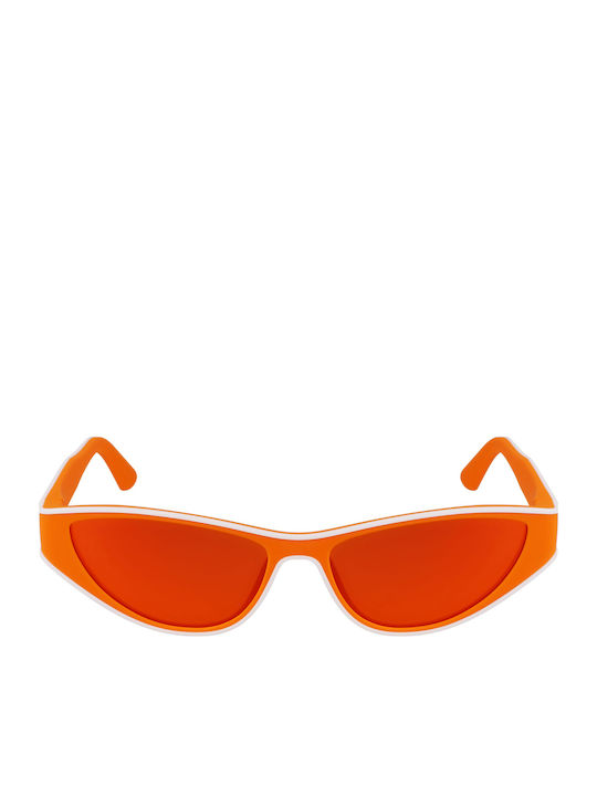 Longchamp Women's Sunglasses with Orange Frame and Orange Lens