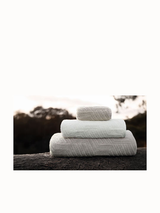 Valeria Home Prosop De Mână Din Bumbac Villari Villari Snow Mărime 30x50cm Greutate 730gr/m²