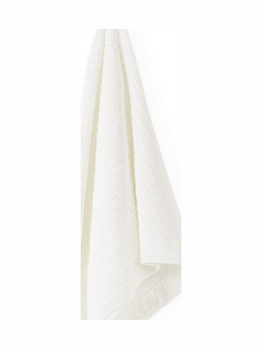 Valeria Home Prosop De Mână Din Bumbac Villari Villari Snow Mărime 30x50cm Greutate 730gr/m²