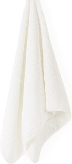 Valeria Home Cotton Hand Towel Villari Villari Snow Size 30x50cm Weight 730gsm Fog Snow