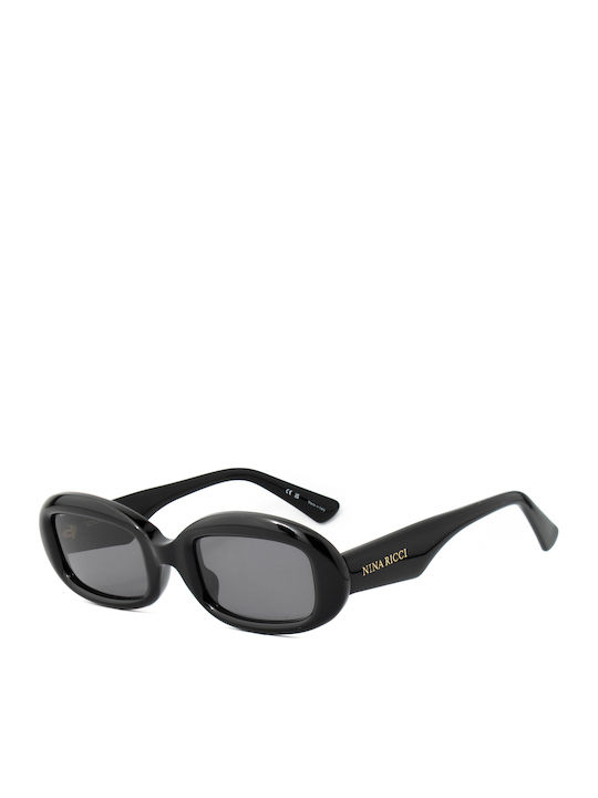 Nina Ricci Black Sunglasses With Horn-Rimmed Frame Nina Ricci Black Sunglasses With Horn-Rimmed Frame