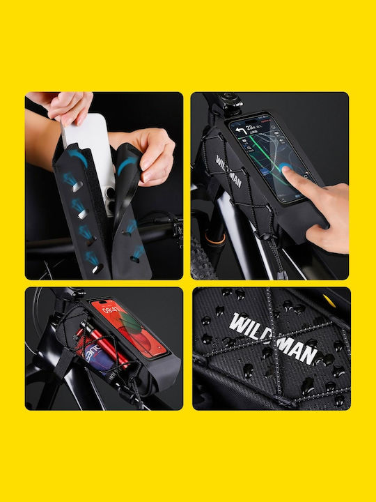 Wildman Gears Case Wildman Bicycle Frame Bag Black GX100