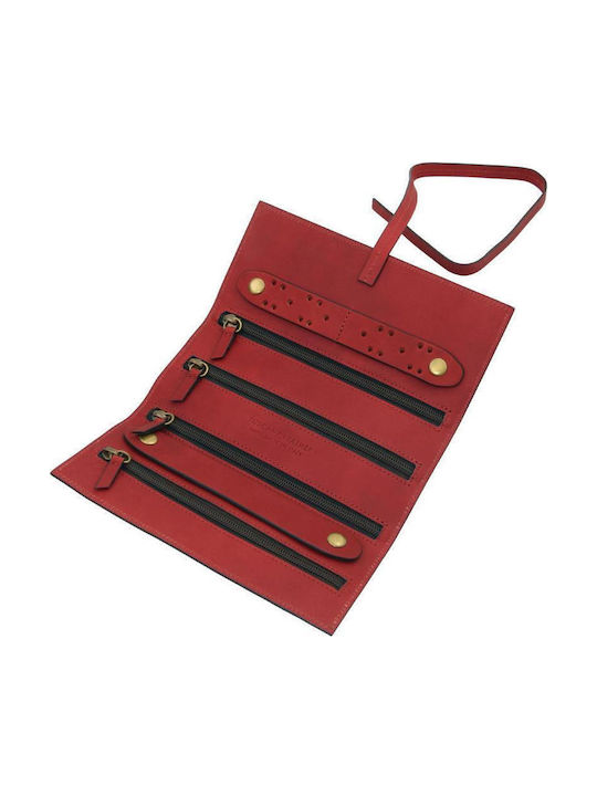 Tuscany Leather Disc Pentru Bijuterii Roșu