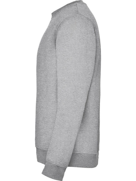Roly Clasica Ανδρικό Διαφημιστικό T-shirt Μακρυμάνικο Heather Grey