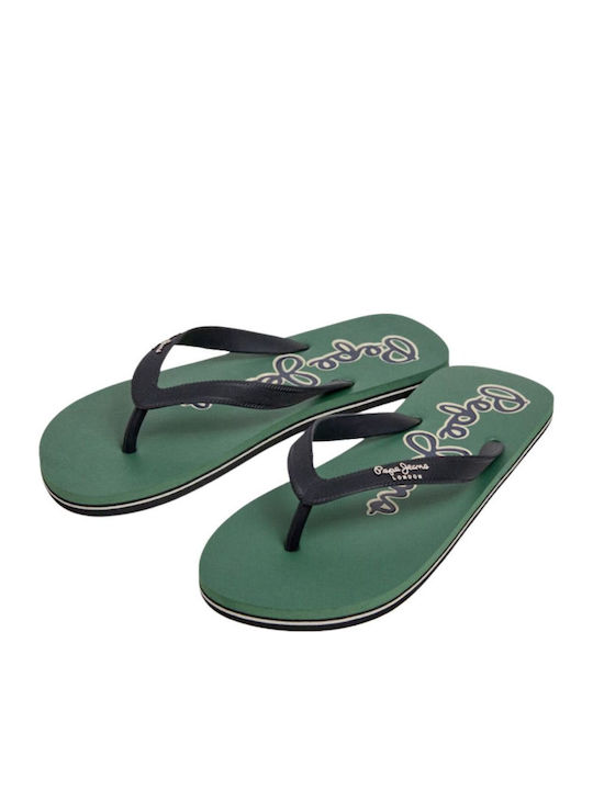 Bay Beach Flip Flops in Green Colour
