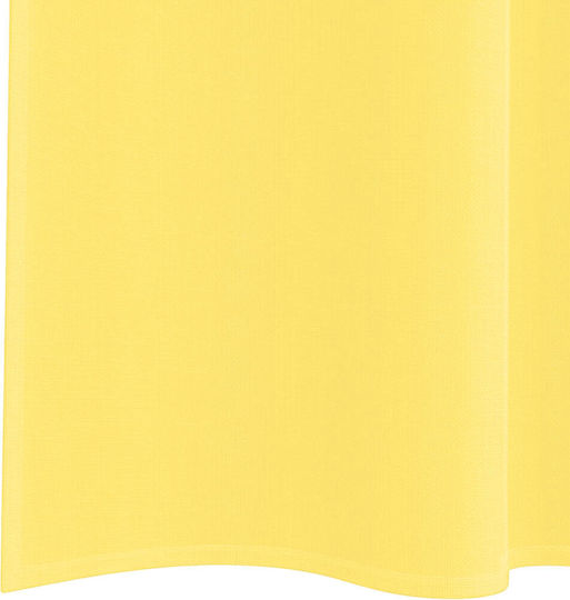 vidaXL Set Window Curtains with Tunnel Yellow 140x260cm