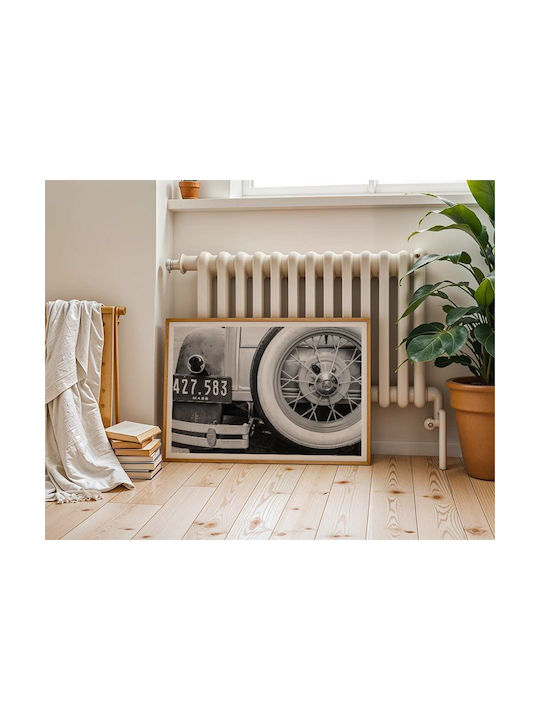 Poster Vintage Car I Pst2570 40cm X 50cm Premium Black Wooden Frame