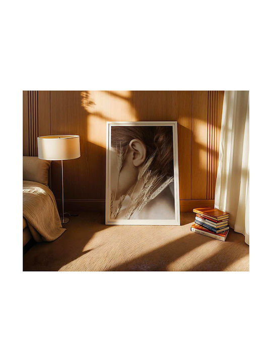 Poster Wheat Pst25120 40cm X 50cm Premium Μαύρο Ξύλινο Κάδρο