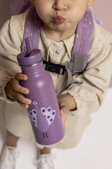 Trixie Mrs. Peacock Παιδικό Παγούρι Πλαστικό Non Spill 500ml