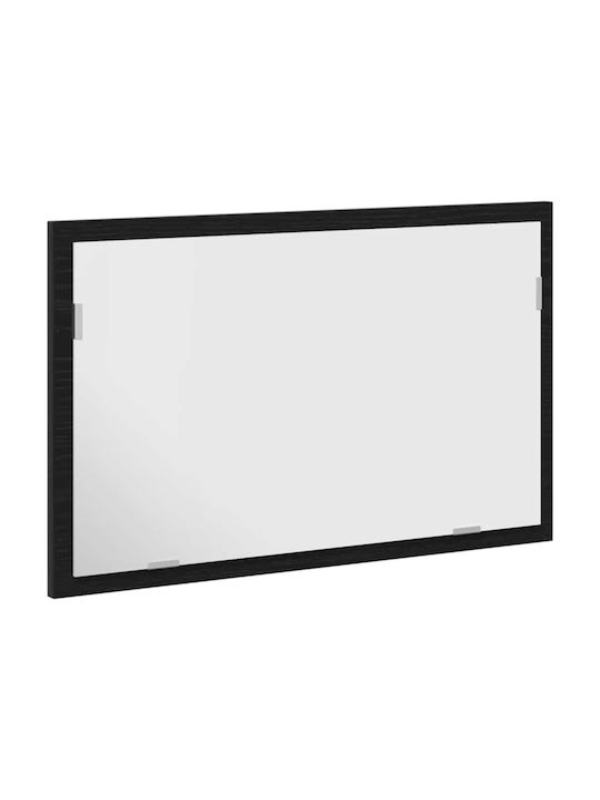 vidaXL Oglindă de Baie cu Lumini LED 60x37 cm Neagră