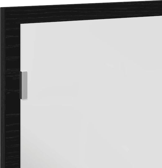 vidaXL Bathroom Mirror Led 60x37cm Black