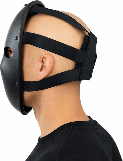 Ballistic Protective Mask Nij Iiia Aramid Kevlar Resistant To 9mm 44 Magnum Adjustable Fixing System Black