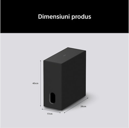 Sony Bravia Theatre Sub 8 SASW8.CEJ Subwoofer Autoîntăritor Fără Fir 300W Negru