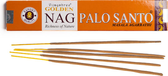 Home Fragrance Sticks Golden Nag Palo Santo Vijayshree Masala Agarbathi 15g
