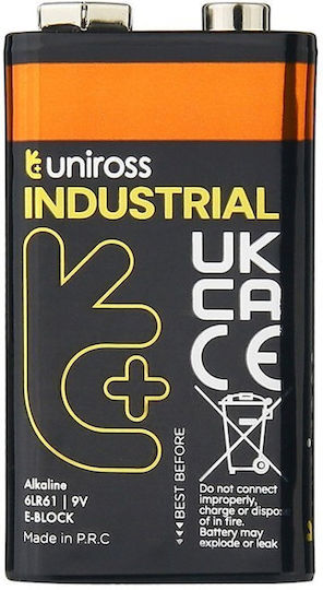 Uniross Baterii Alcaline 9V 10 Buc