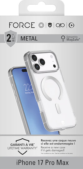 Force Case Case Iphone 17 Pro Max Magsafe Metal Frame Shockproof 2m Premium Grey