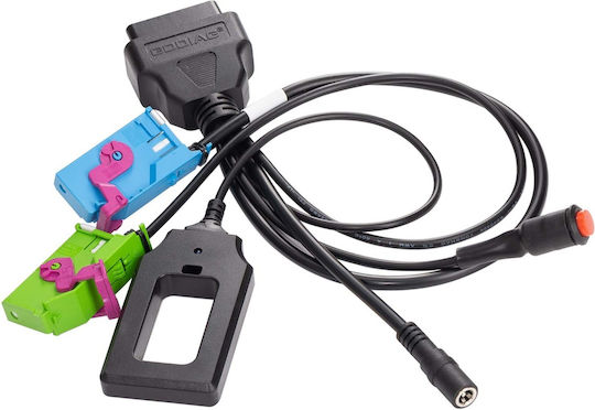 Godiag GT112 K-Linie Kabel Immo Test Schlüssel Synchronisation Kompatibel Vw Audi Skoda Seat Generation 2 3 Verbindung Zum Armaturenbrett Uhren OBD 2
