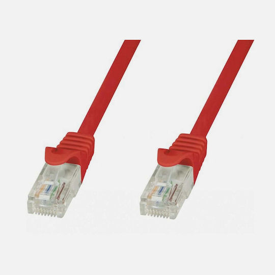 Techly U/UTP Cat.6 (Gigabit) Καλώδιο Δικτύου Ethernet 10m Κόκκινο