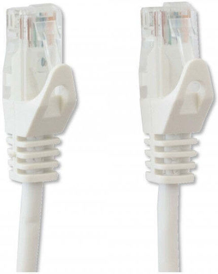 Techly U/UTP Кат.6 (Gigabit) Мрежов Кабел Ethernet 0.5м Бял