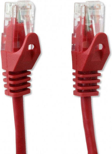 Techly U/UTP Cat.6 (Gigabit) Καλώδιο Δικτύου Ethernet 3m Κόκκινο