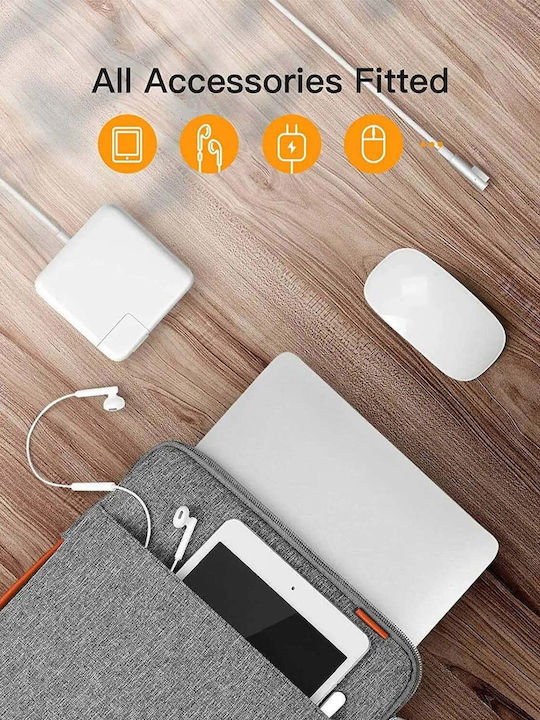 Inateck 360° Protection Αδιάβροχη Θήκη για Laptop 14" σε Γκρι χρώμα