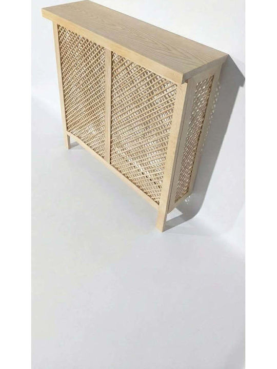 SteweHome Radiator Cover From Solid Wood Beige 76x18x79cm
