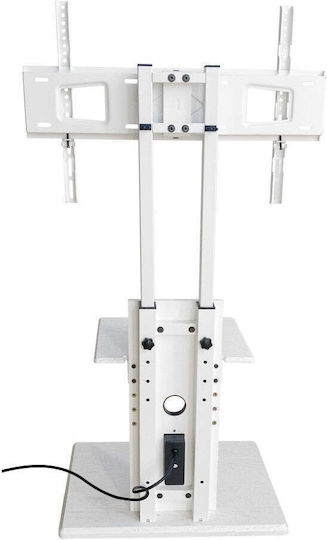 Techly ICA-TR57PDU Βάση Τηλεόρασης Δαπέδου έως 70" και 45kg