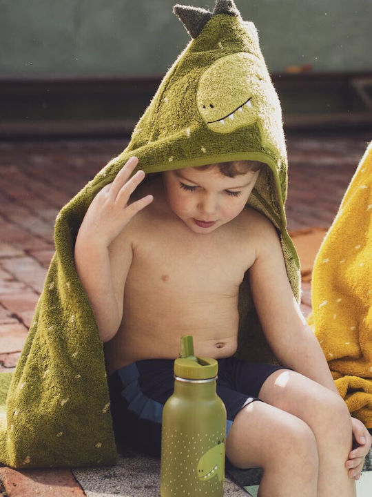Trixie Baby-Badetuch mit Kapuze Mr. Dino 70x130cm