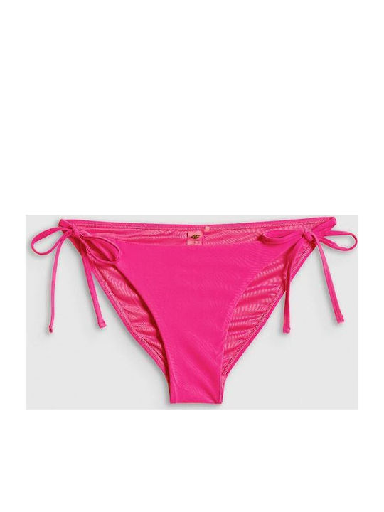 Bikini Slip with Laces Fuchsia