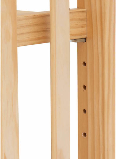 Atmosphera Babybett Braun mit Matratze 60x120cm