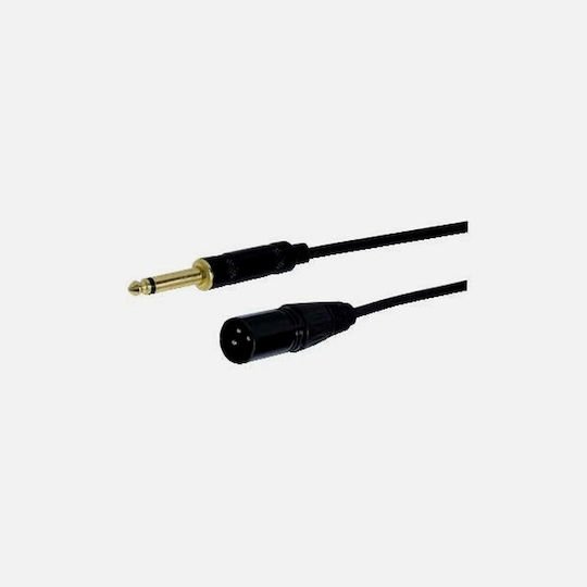 GBC GBC XLR Cable Male 6.3mm Male Black 5m