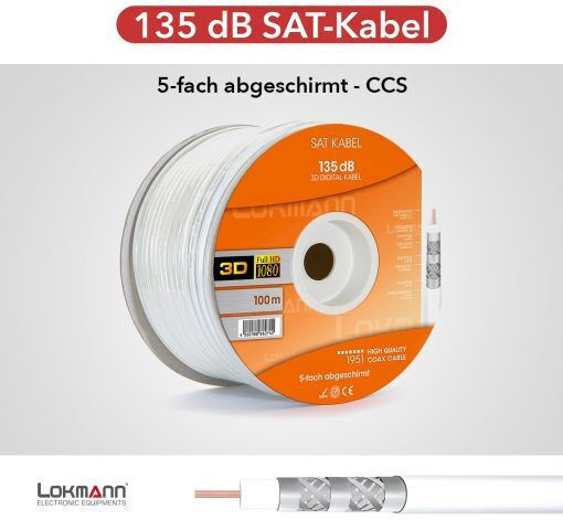 Galaxy Kabel Koaxial 500m (216343) 1Stück