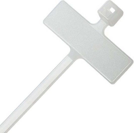 Techly Δεματικά Καλωδίων Πλαστικά x100mm σε Λευκό χρώμα (100τμχ) (216374)