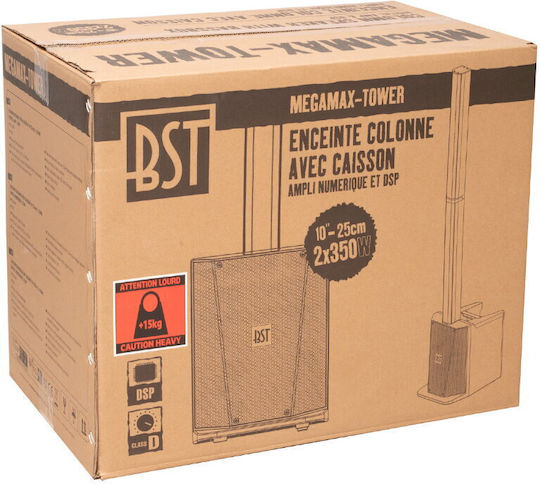 Bst Active Speaker Kit Tws 10'/25cm Subwoofer + Satellites 480w Rms