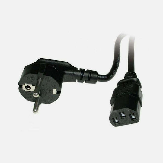 MPL Power Elektro Schuko - IEC C13 Cable 1.8m Μαύρο 219091