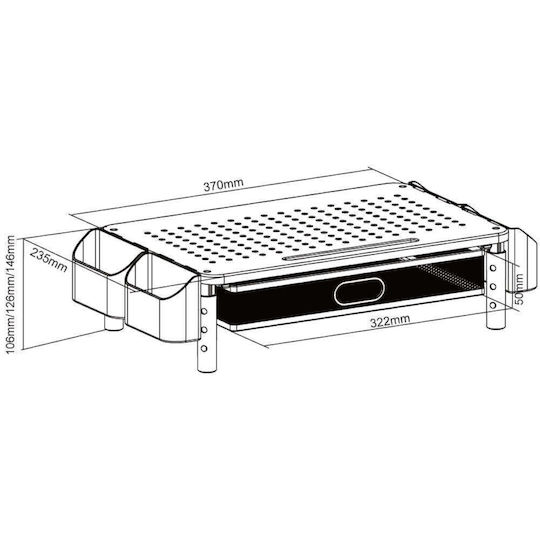 Techly Tabletop Suport Monitor (ICA-MS 114)