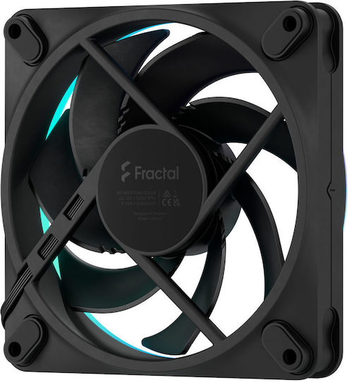 Fractal Design Momentum 12 Case Fan 120mm (62.44cfm) with RGB Lighting 3pcs