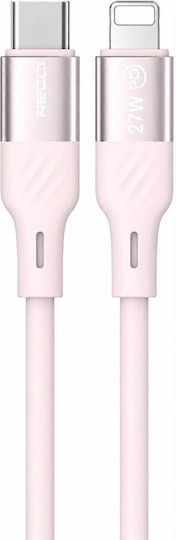 Recci USB-C to Lightning Cable 30W Ροζ 1.5m RS22CL-Pink