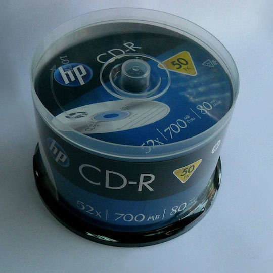 HP Εγγράψιμα CD-R 52x 700MB 50τμχ