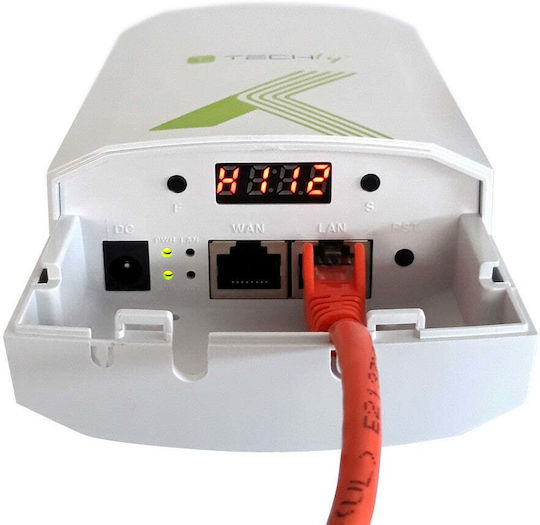 Techly CPE200 Antennen-Verstärkung 900Mbps bei 5,8GHz 12dBi I-WL-CPE200