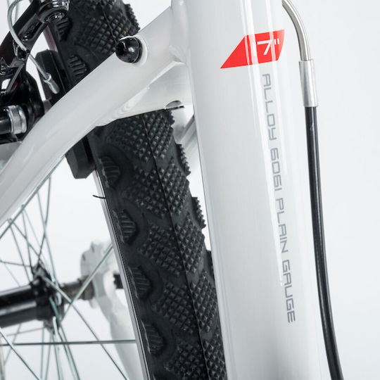 Author 28" 2024 White Trekking Bicycle with Speeds