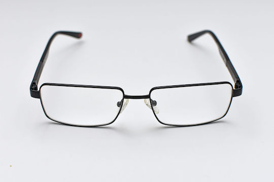 Hoffman 8279 C3 Herren Metall Brillengestelle mit Rezept Rechteck Schwarz