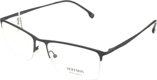 Hoffman 8396 C4 Men's Metal Nylor Gray Prescription Eyeglass Frames