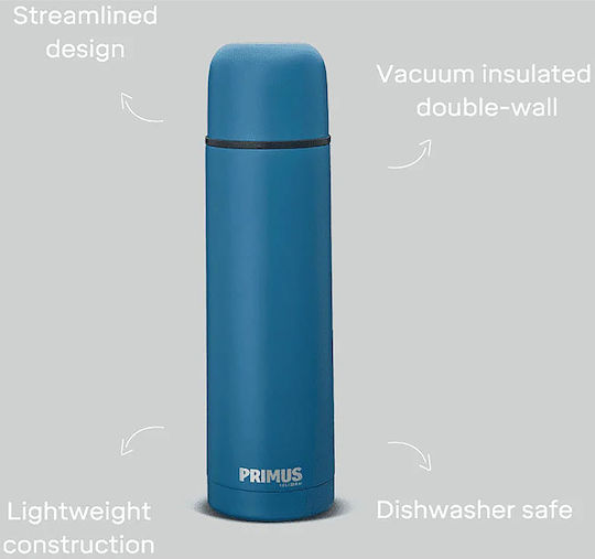 Primus Бутилка Термос Неръждаема стомана 750мл Summit Blue