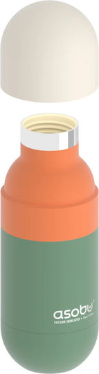Asobu Sticlă Termos Oțel inoxidabil 420ml Multicolor